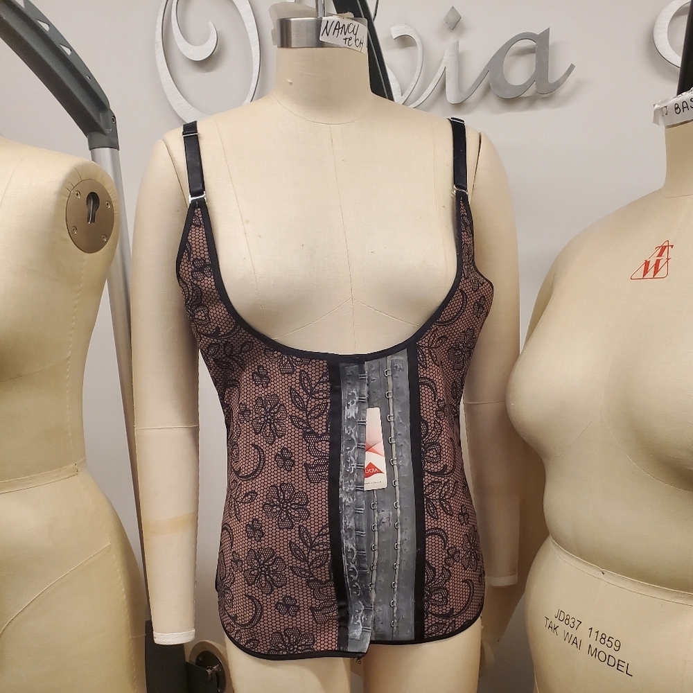 Lace Print - Waist Trainer Vest - USA Sz 16 - Waistline 38 to 39.5in - 4 for $20